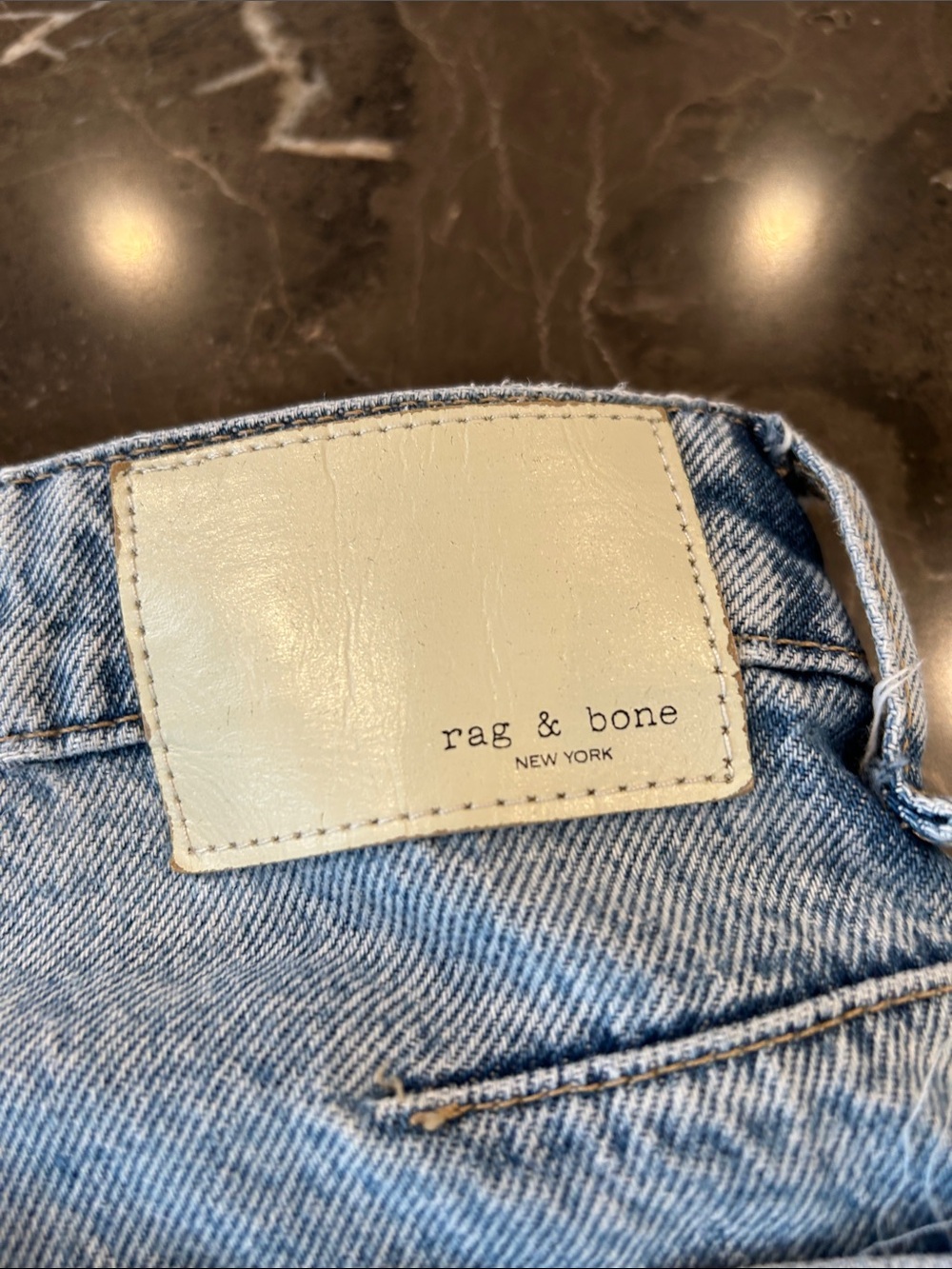 rag & bone Light Blue Barrel Jeans - Picture 8 of 11
